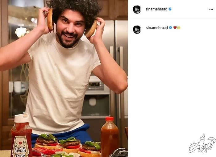 عکس جدید سینا مهرداد در اینستاگرام سینا مهراد